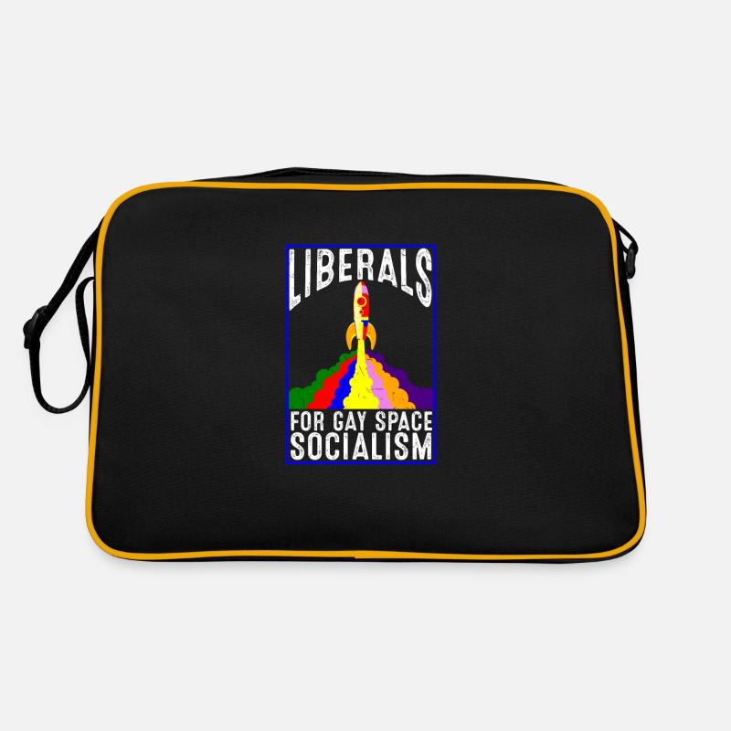 Libéraux pour les gays Socialisme spatial Sac Retro