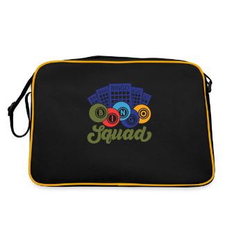 Jeu de cartes de bingo Grand-mère Joueur de bingo Cartes de bingo - Sac Retro - noir/or - Dos