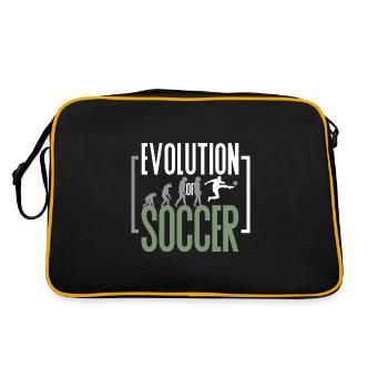 Football Evolution of Football Football Evo - Retro Bag - black/gold - Back