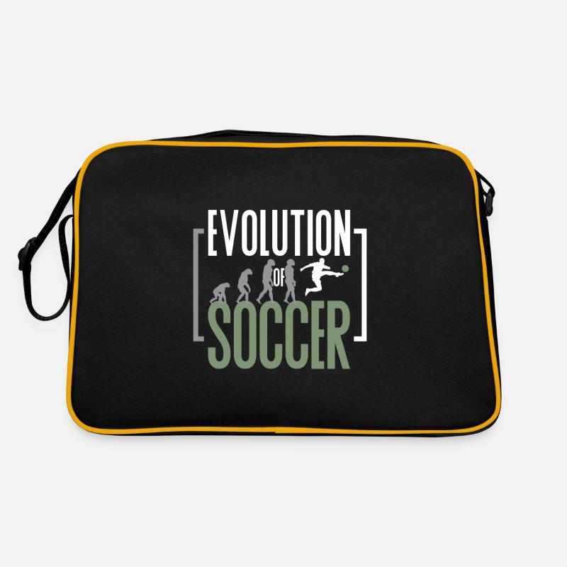 Fußball Evolution Des Fußballs Fußball Evo Retro Tasche