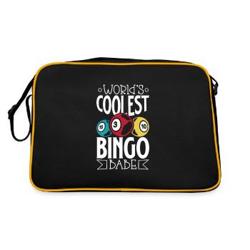 Jeu de cartes de bingo Grand-mère Joueur de bingo Cartes de bingo - Sac Retro - noir/or - Dos