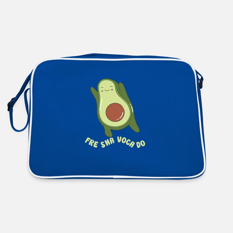 funny Avocado avocado pun avocado lover Retro Tasche