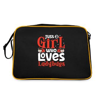 Ladybug Ladybug Entomology Insects - Retro Bag - black/gold - Back