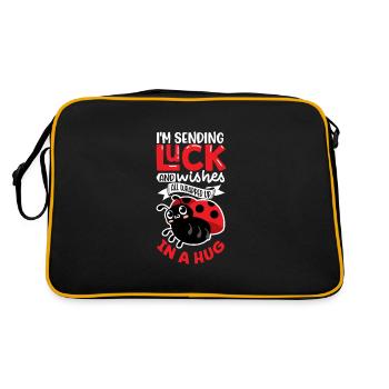 Ladybug Ladybug Entomology Insects - Retro Bag - black/gold - Back
