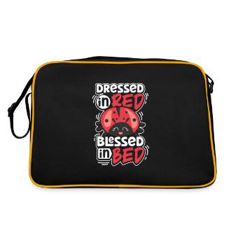 Ladybug Ladybug Entomology Insects - Retro Bag - black/gold - Back