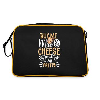 MAC AND CHEESE GIFT: powered by mac & cheese - Retro Bag - black/gold - Back