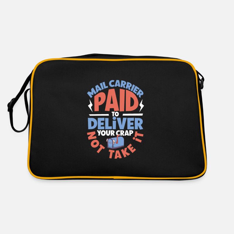 Postal clerk Postlady Postman Post Office Retro Bag