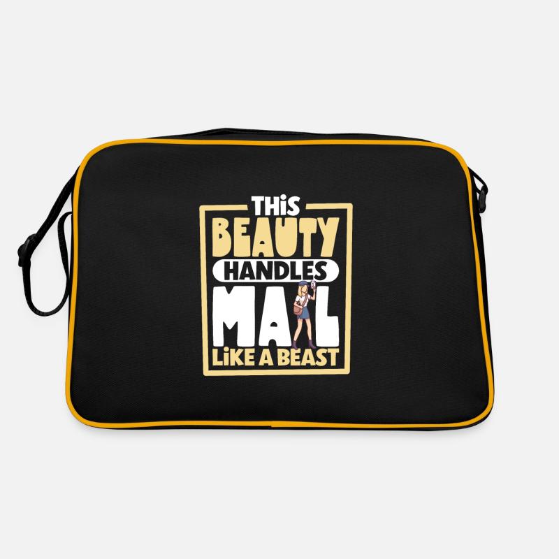 Postal worker mail lady postman mail Retro Bag
