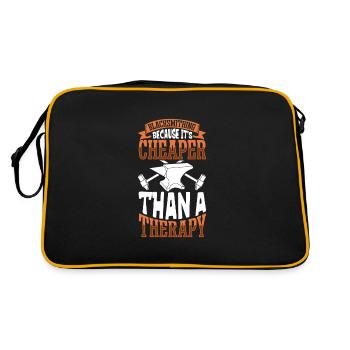 Forgeron Métallurgiste Bladesmith Métal - Sac Retro - noir/or - Dos