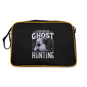 Paranormal Research Halloween Ghost Hunter - Retro Bag - black/gold - Back
