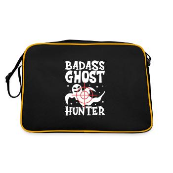 Paranormal Research Halloween Ghost Hunter - Retro Bag - black/gold - Back