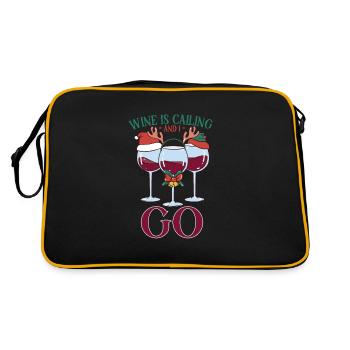 Wine making Wine Maker Wine Lover Wine Fan - Retro Bag - black/gold - Back