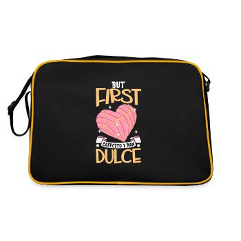 Spanish Humor Conchas Mexican Bread - Retro Bag - black/gold - Back
