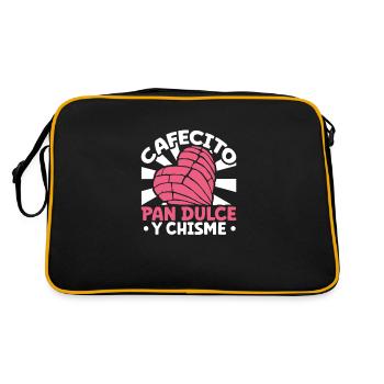 Spanish Humor Conchas Mexican Bread - Retro Bag - black/gold - Back