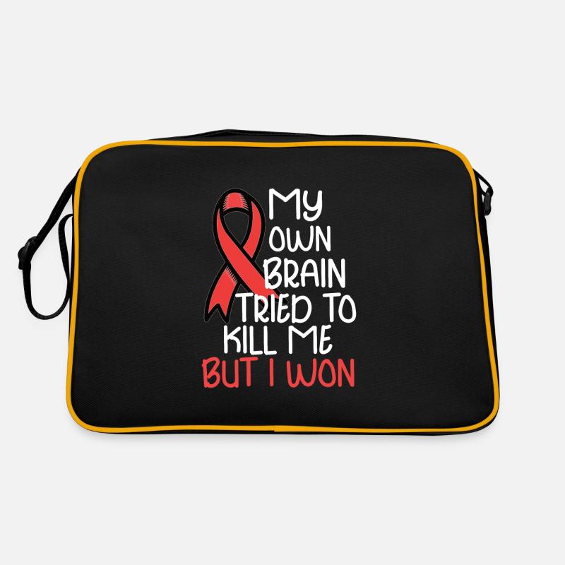 Brain Surgery Joke Brain Surgery Awareness Gift Retro Bag