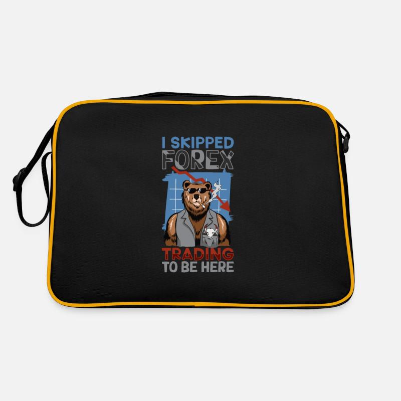 Stock Exchange Traders, Forex Traders, Investor Trading Retro Bag