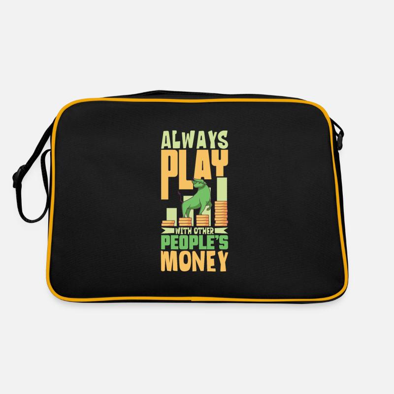 Stock Exchange Traders, Forex Traders, Investor Trading Retro Bag