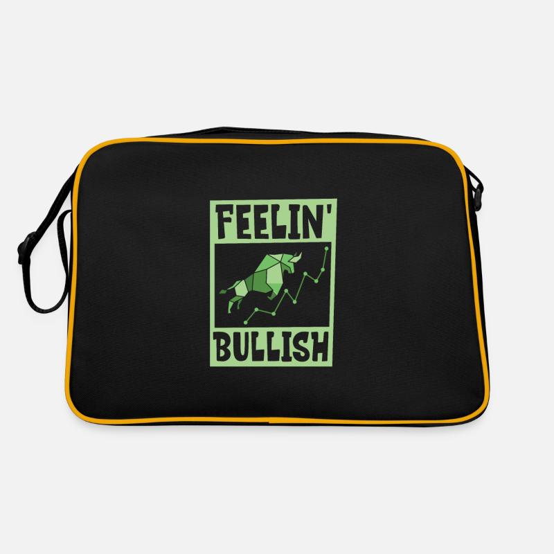 Stock Exchange Traders, Forex Traders, Investor Trading Retro Bag