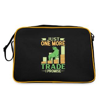 Stock Exchange Traders, Forex Traders, Investor Trading - Retro Bag - black/gold - Back