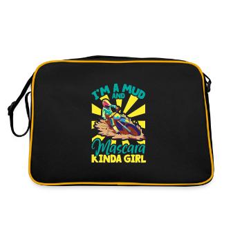 Dirt Bike Dirt Bike Riding Motocross Dirt Biking - Retro Tasche - Schwarz/Gold - Hinten