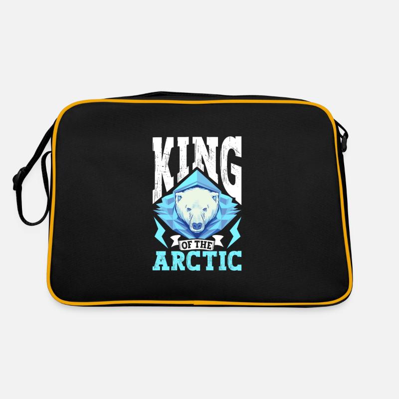 Polar Bear Global Warming Artic Seal hunting Ursus Retro Bag