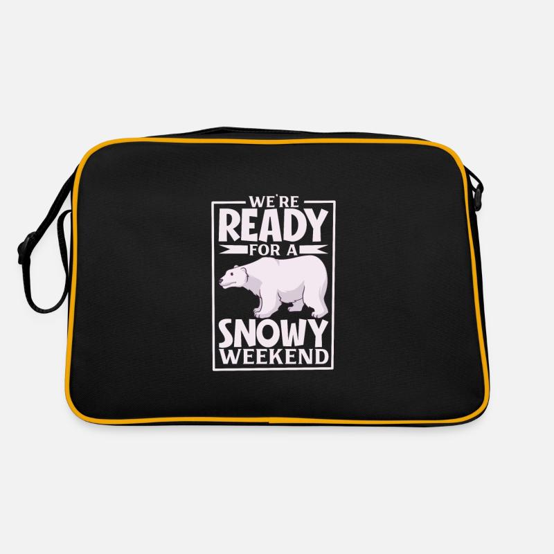 Polar Bear Global Warming Artic Seal hunting Ursus Retro Bag