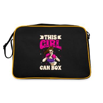 Women's Boxing Women's Boxing Boxer Women - Retro Bag - black/gold - Back