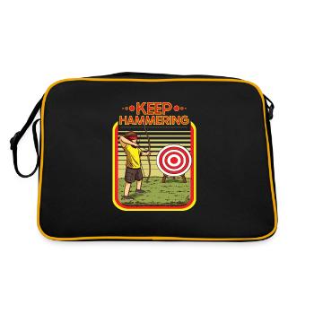 Archery Bow and arrow Target shooting - Retro Bag - black/gold - Back