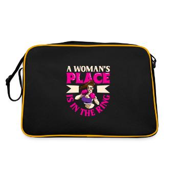 Women's Boxing Women's Boxing Boxer Women - Retro Bag - black/gold - Back