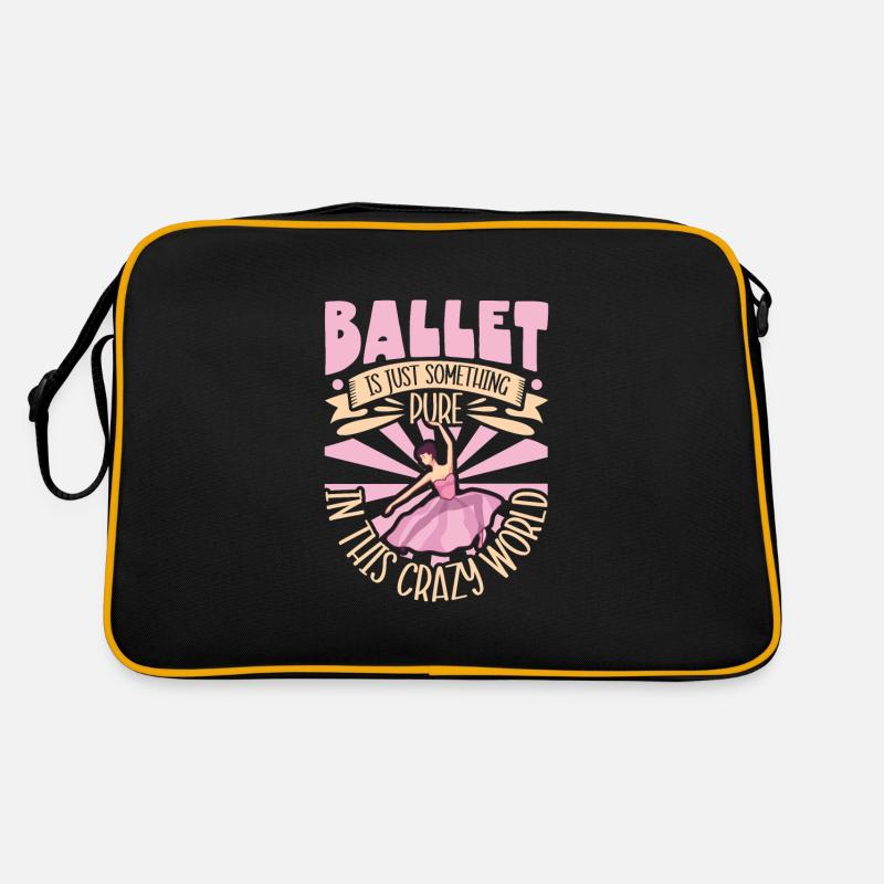 Ballet Ballerine Danse Danseuse Danse Ballet Cadeau Sac Retro