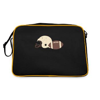 Couverture du ballon de soccer - Sac Retro - noir/or - Dos