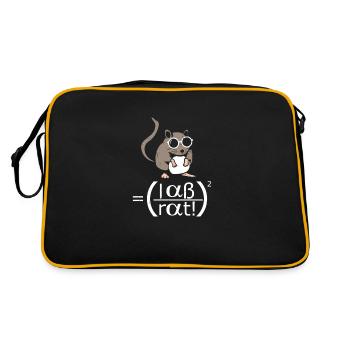 Rat Lab Rat Experiment Expert Rat - Sac Retro - noir/or - Dos