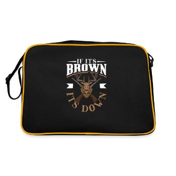 Deer Hunting Deer Hunters Hunting Season Buck Hunting - Retro Bag - black/gold - Back