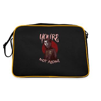 Horror Movies Halloween Horror Film Scary Movies - Retro Tasche - Schwarz/Gold - Hinten