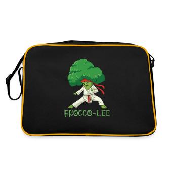 Brocoli Arts Martiaux Karaté MMA Boxe Coups de pied - Sac Retro - noir/or - Dos