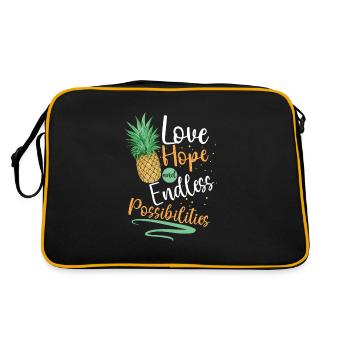 Day of embryo transfer IVF in vitro fertilization - Retro Bag - black/gold - Back