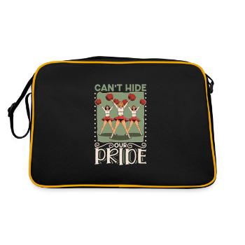 Cheerleading Cheer Quote Football Stadium Dance - Sac Retro - noir/or - Dos