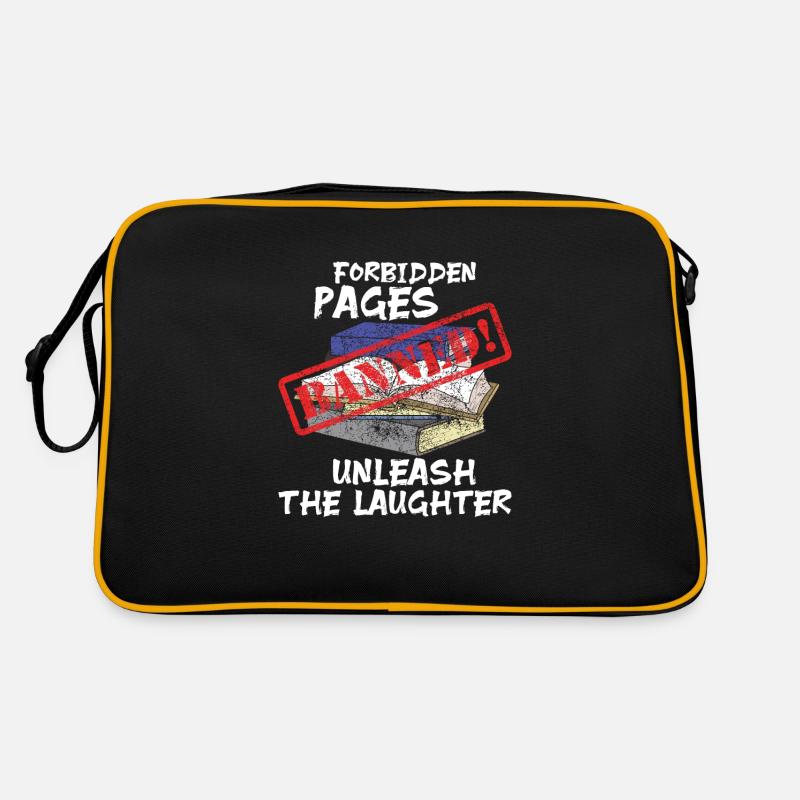 Verbotene Bücher Lesen. Verbotene Bücher Lesen. Retro Tasche