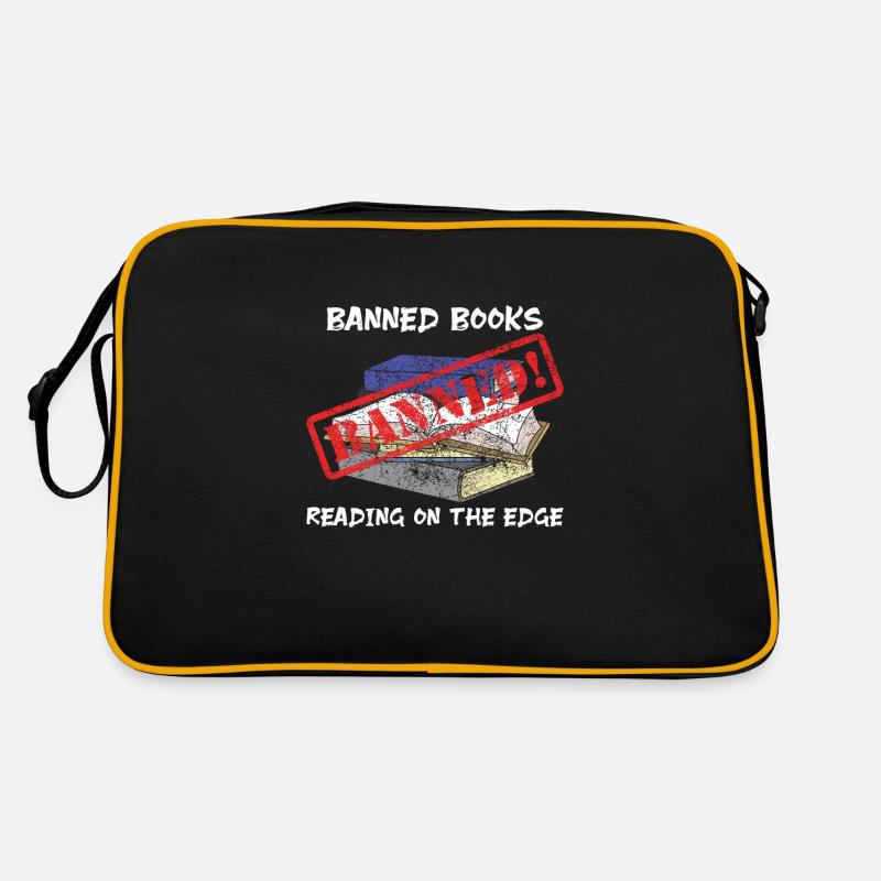 Verbotene Bücher Lesen. Verbotene Bücher Lesen. Retro Tasche