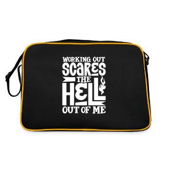 Bodybuilding Powerlifting Weightlifting Fitness - Retro Bag - black/gold - Back
