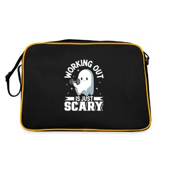 Bodybuilding Powerlifting Gewichtheben Fitness - Retro Tasche - Schwarz/Gold - Hinten