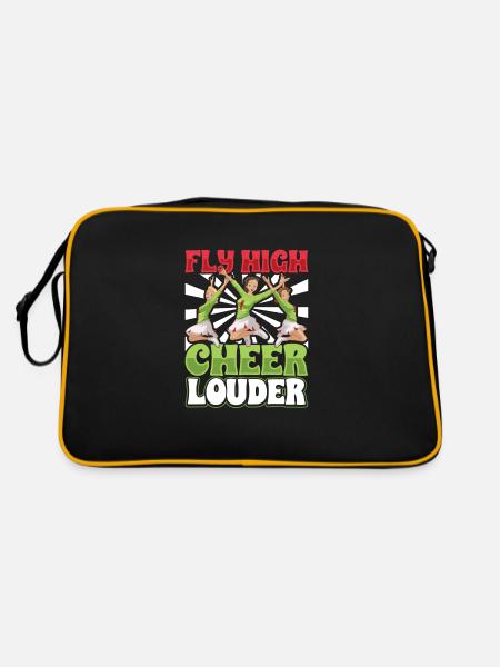 Tenue de pom-pom girl - Sac Retro - noir/or - Dos