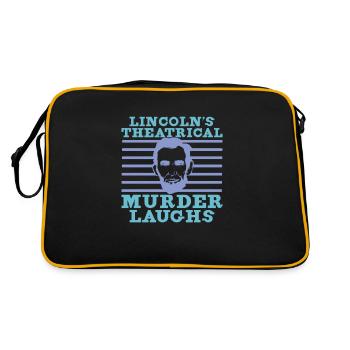 Abraham Lincoln Theater Theatre Histoire des États-Unis - Sac Retro - noir/or - Dos
