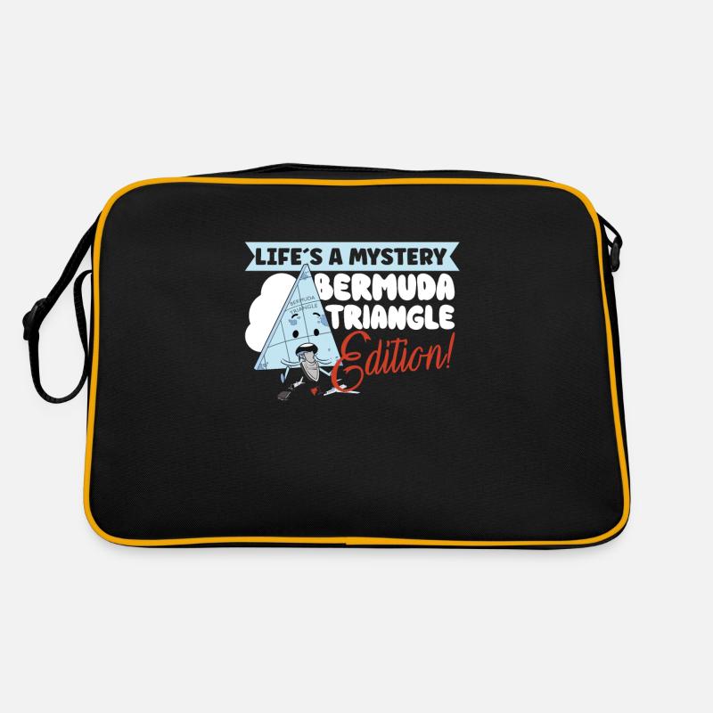 Mysterious enforced disappearances in the Bermuda Triangle Retro Bag