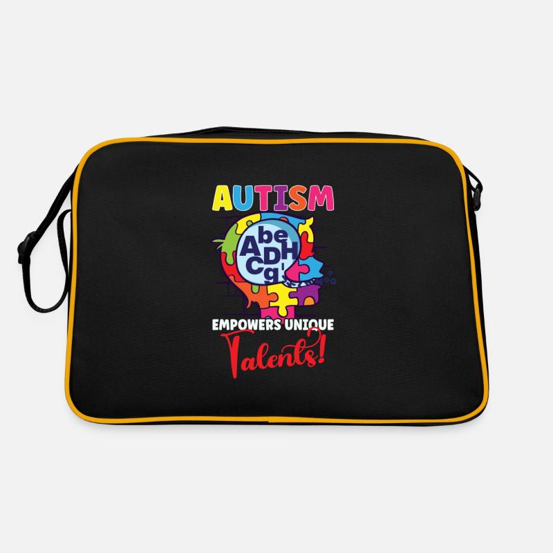 Autismus-bewusstsein Autismus-krankheit Retro Tasche