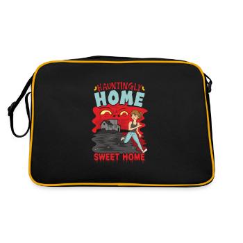 Horreur Paranormal Maison hantée effrayant Halloween - Sac Retro - noir/or - Dos
