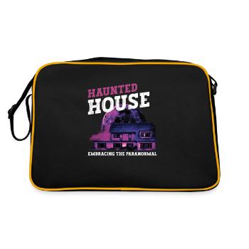 Horreur Paranormal Maison hantée effrayant Halloween - Sac Retro - noir/or - Dos