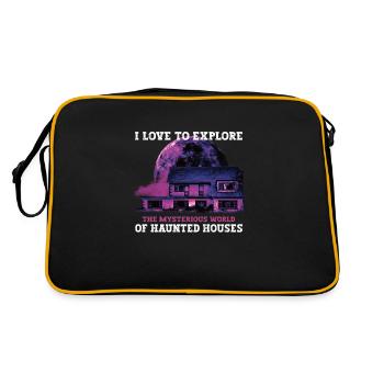 Horreur Paranormal Maison hantée effrayant Halloween - Sac Retro - noir/or - Dos