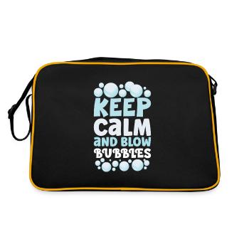 Soap Making Soap Boiler Soap Bubble Bubble - Retro Bag - black/gold - Back