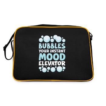 Soap Making Soap Boiler Soap Bubble Bubble - Retro Bag - black/gold - Back